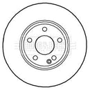 Borg & Beck Brake Disc Pair  - BBD5268 fits Merc.A,B Class(W176,246)11/11-