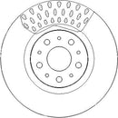 Disctech Brake Disc (Single) - Fits Fiat, Jaguar - ABD3395 - Front Axle