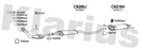 Klarius CN209J - Box With Centre Pipe  - Fits Citroen Xantia 1.6i,1.8i
