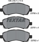 Textar Brake Pad Set - 2378001