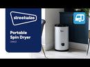 Leisurewize Portable Spin Dryer Low Wattage 240v Caravan Camping Home LW642
