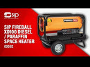 SIP FIREBALL XD100 Diesel/Paraffin Space Heater