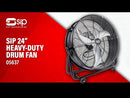 SIP 24" Heavy-Duty Drum Fan