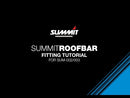 Summit Value Railing Roof Bars 1.35m - Aluminium - SUM-003 fits various