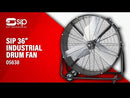 SIP 36" Industrial Duty Drum Fan