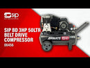 SIP BD 3hp 50ltr Belt Drive Compressor