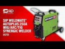 SIP WELDMATE® AUTOPLUS 250A MIG/ARC/TIG Synergic Welder