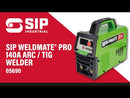 SIP WELDMATE® PRO 140A ARC/TIG Inverter Welder