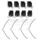 Borg & Beck Fitting Kit - Pads Part No -BBK1442