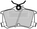 Borg & Beck Brake Pad Set -  BBP1653 fits Honda Accord 1998-