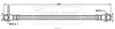 Borg & Beck Brake Hose  - BBH7828 fits Mitsubishi Outlander 04/10-