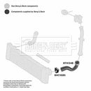 Borg & Beck Turbo Hose  - BTH1348 fits Mercedes Vito 03-