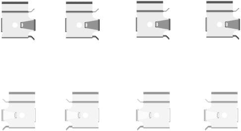 Textar Brake Pad Fitting Kit - 82511400