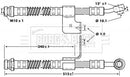 Borg & Beck Brake Hose  - BBH6800 fits Hyundai Coupe(RD),Lantra II
