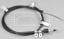 Borg & Beck Brake Cable- LH Rear -BKB2698