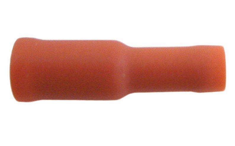 Pearl PWN772 Wiring Connectors - Red - Female Bullet - 4Mm - Pack of 25