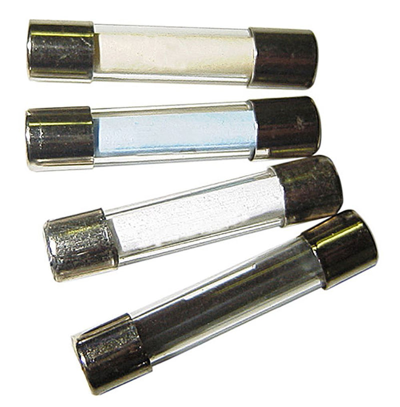 Pearl PWN421 Fuses - Assorted Glass - Pack of 4 (