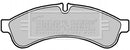 Borg & Beck Rear Brake Pad Set -BBP2038