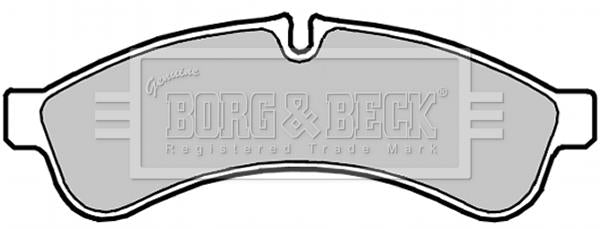 Borg & Beck Rear Brake Pad Set -BBP2038