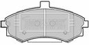 Borg & Beck Front Brake Pad Set - BBP1896 fits Hyundai Elantra 09/01-06/03