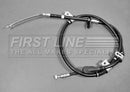 First Line Brake Cable- LH Rear - FKB2028 fits Hyundai Lantra (drum) 96-
