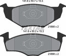 Textar Brake Pad Set - 2186601