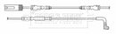 Borg & Beck Wear Lead  - BWL3158 fits BMW 3 Series (E90,92) M 07/13-