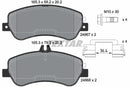 Textar Brake Pad Set - 2486701