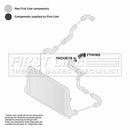 First Line Turbo Hose  - FTH1165 fits VAG A3,TT,Leon,Yeti,Eos 05-