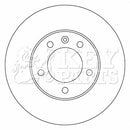Key Parts Brake Disc Single  - KBD5722S fits GM,Nissan,Renault Master 98-