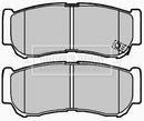 Borg & Beck Rear Brake Pad Set - BBP2007 fits Hyundai Sante Fe 07-