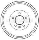 Borg & Beck Brake Drum (Single) - BBR7216 fits LDV Maxus 01/05-