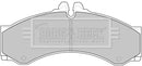 Borg & Beck Brake Pad Set -BBP1589