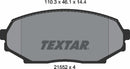 Textar Brake Pad Set - 2155202