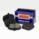Borg & Beck Brake Pad Set - BBP1098 fits Ford Transit 86-09/91