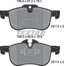 Mg Rover, Brake Pad Set - Textar 2311203