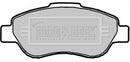 Borg & Beck Front Brake Pad Set - BBP1914 fits Fiat Panda 1 03-