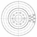 Borg & Beck Brake Disc Pair  - BBD5492 fits Tipo 10/15-