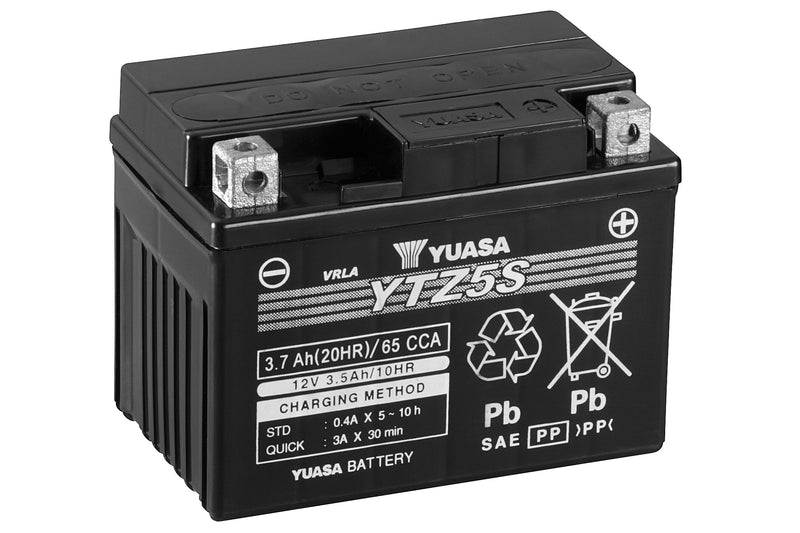 YTZ5S (CP) 12V Yuasa High Performance MF VRLA Battery (5470962516121)