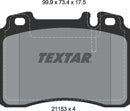 Textar Brake Pad Set - 2115307