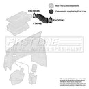 First Line Air Filter Hose  - FTH1481 fits GM Astra F,Corsa B, Vectra A
