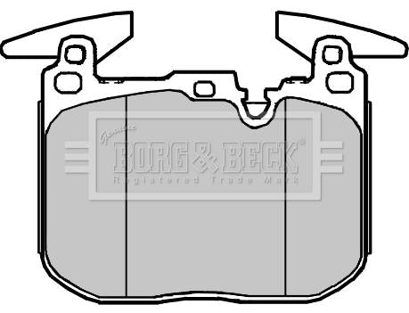 Borg & Beck Front Brake Pad Set -BBP2377