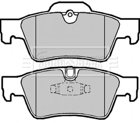 Borg & Beck Rear Brake Pad Set -BBP2031