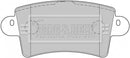Borg & Beck Brake Pad Set -  BBP1773 fits Renault Master 01-, Movano