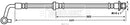 Borg & Beck Brake Hose  - BBH7751 fits Honda Civic VII 2.0 (EU,EP,EV)