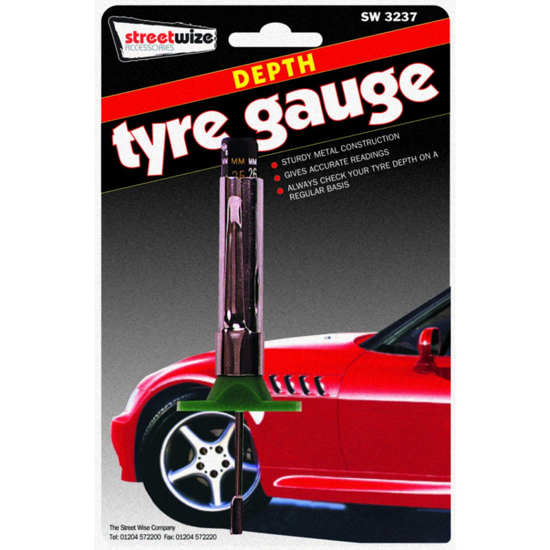 Streetwize SW3237 Tyre Depth Gauge