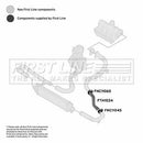 First Line Turbo Hose  - FTH1034 fits Fiat Doblo 1.3 MJTD 09-