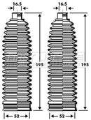First Line Steering Gaiter Kit  - FSG3300 fits Ford Galaxy, Mondeo, S Max