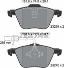 Textar Brake Pad Set - 2326903