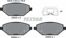 Textar Brake Pad Set - 2252201